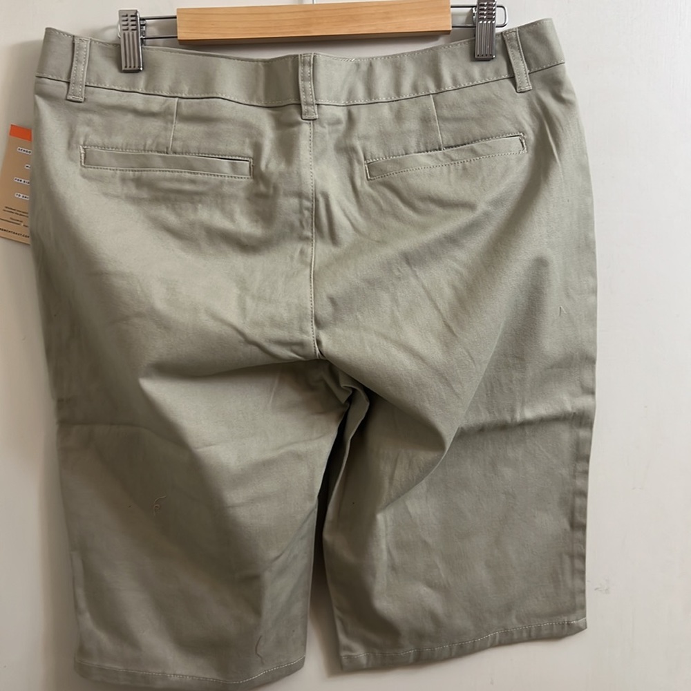 French Toast Khaki Young Womans Chino Shorts NWT - Picture 7 of 10